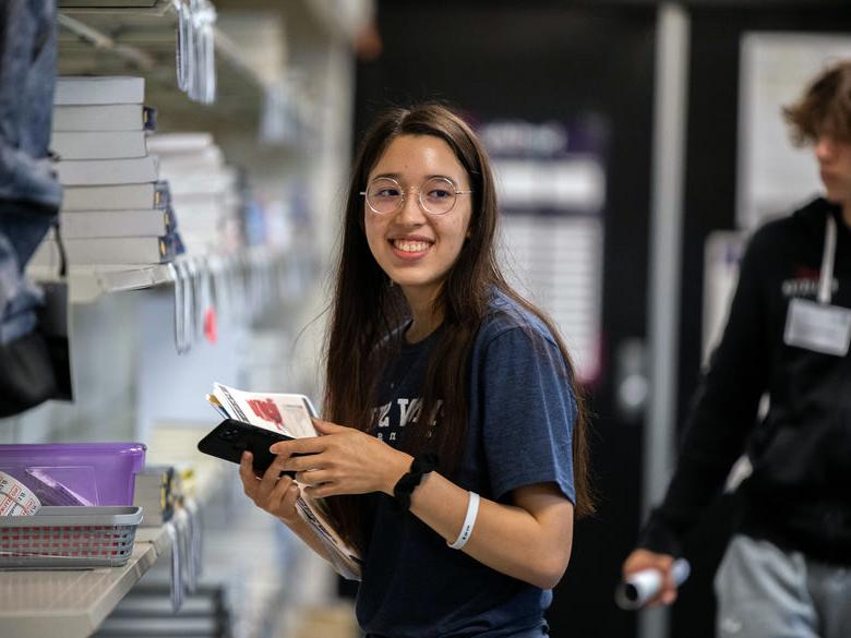 student smiling 